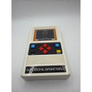 Vintage Electronic Basketball Handheld Game By Basic Fun tested works